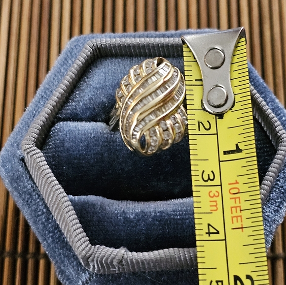 14k Diamond Yellow Gold Ring